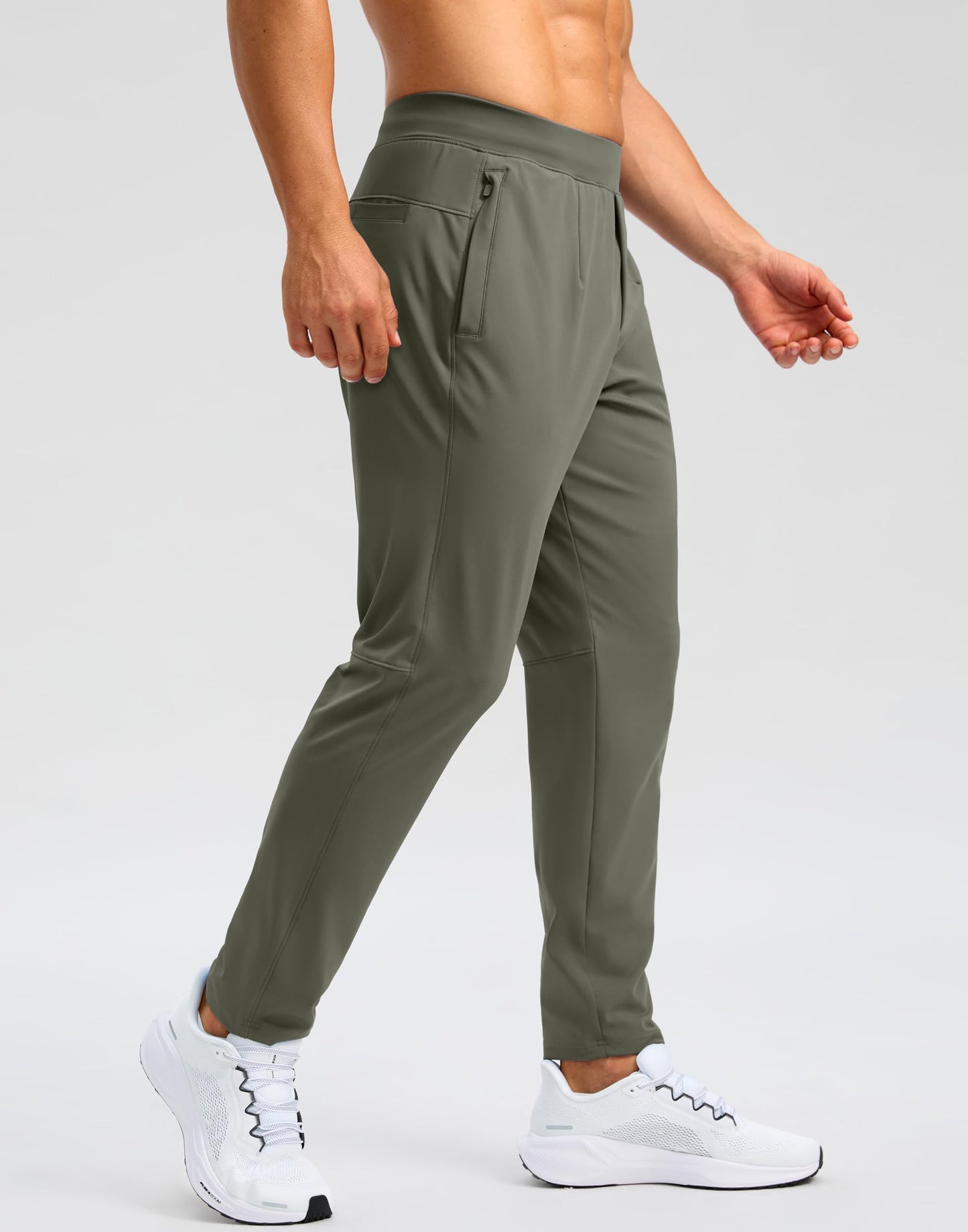 G Gradual 30"/32"/34" Inseam Tall Mens Sweatpants with Zipper Pockets Stretch Golf Workout Pants for Men Casual Athletic