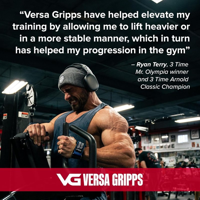 Versa Gripps Pro, Made in USA, Wrist Straps for Weightlifting Alternative, Best Training Accessory, XS, Mint