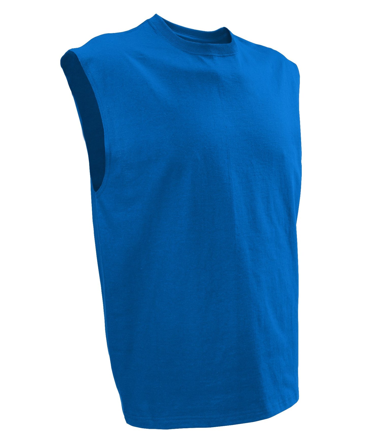 Russell Athletic Men's Cotton Basic Muscle,Basic Royal,XXXX-Large