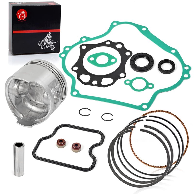 Top End Piston & Ring & Gasket Seal Rebuild Kit STD Compatible with Club Car Golf Cart DS Precedent FE290 1992-up 1016459-01 1023047-01