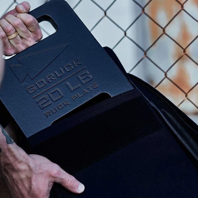 GORUCK Ruck Plate 20LB - USA Made Weighted Plates for Rucking, Strength Training & Fitness, Compatible w/Rucker & Ruck Plate Carrier