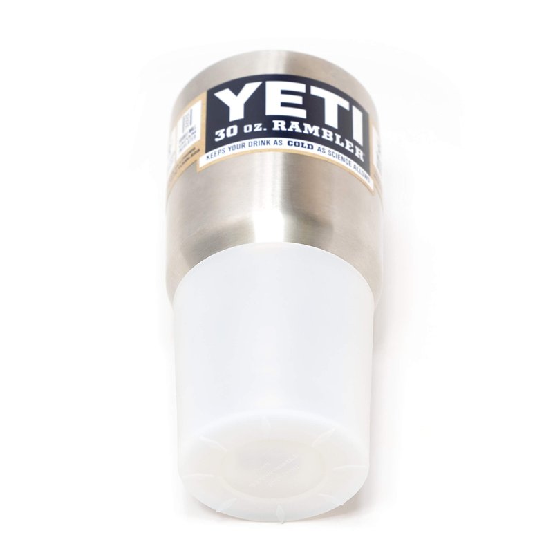 Silicone Boot Sleeve Protector for 20oz, 26oz, 30oz Yeti Rambler Tumbler Cups and 32oz Hydro Flask Tumbler (Frost)