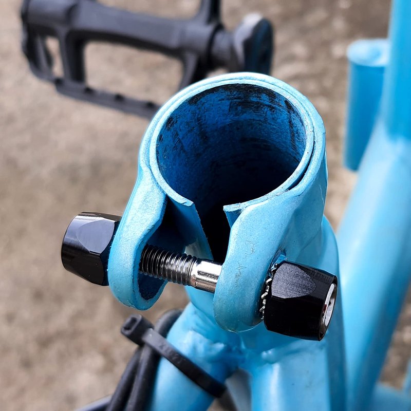 ONIPAX Bicycle Seatpost Binder Bolt, Alloy Seat Clamp Screw for Road, MTB and Vintage Steel Frames, Silver