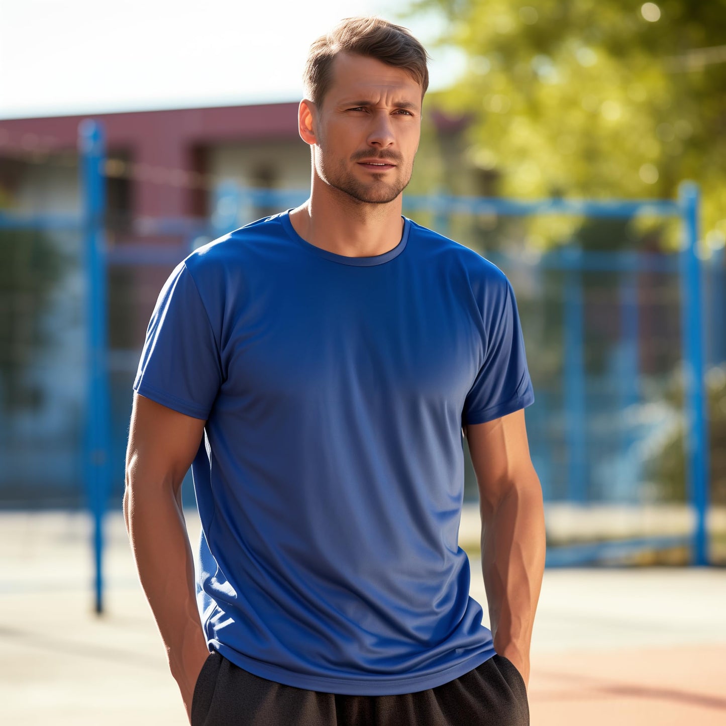 Yafanqi 7/8 Pack Mens Short Sleeve Shirts Quick Dry Moisture Wicking Athletic Running Gym Workout Casual Basic Tee Shirt