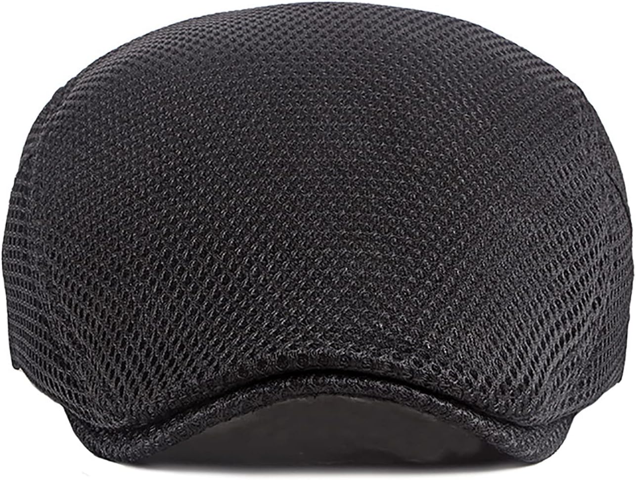 Men's Breathable Mesh Summer Newsboy Cap - Lightweight & Stylish
