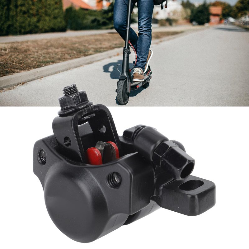 Fockety Disc Brake Caliper for KQi2 KQi2 Pro KQi3 KQi3 PRO KQi3 Electric Scooter, Universal Aluminum Alloy Hydraulic Include Brake Pads Electric Scooter Parts, Easy