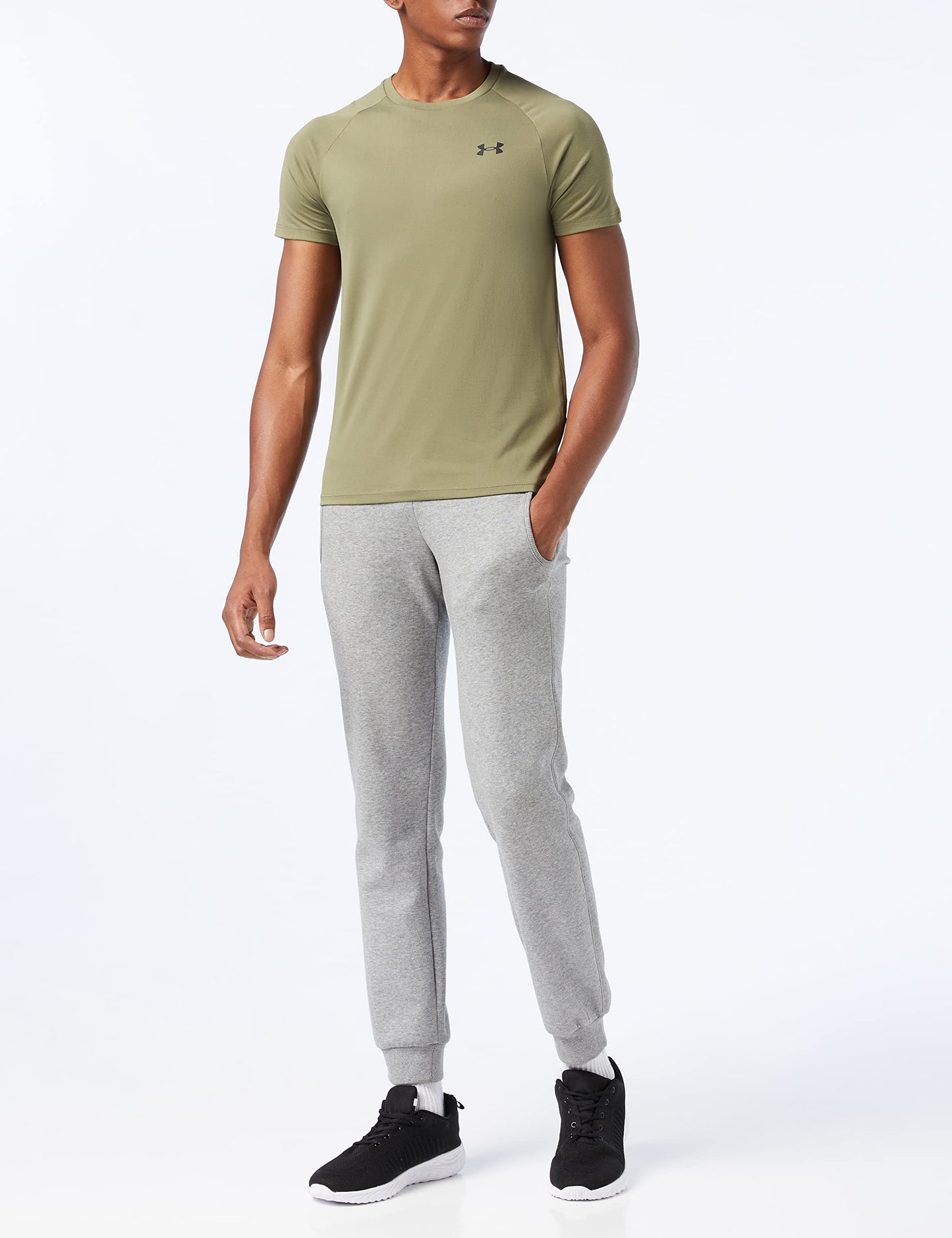 Under Armour Men's Tech 2.0 Short-Sleeve T-Shirt, Tent (361)/Black, 3X-Large