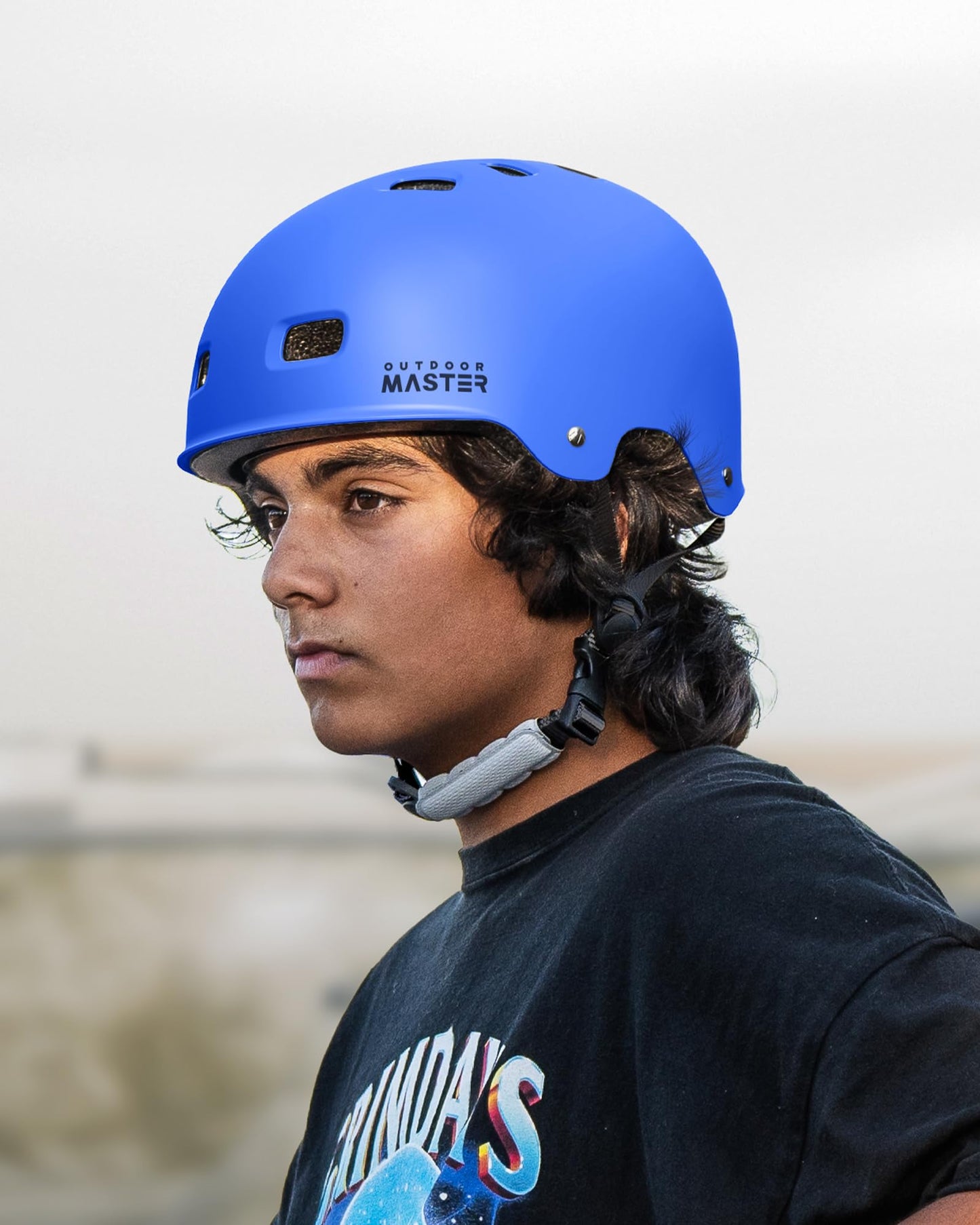 OutdoorMaster Skateboard Cycling Helmet - Two Removable Liners Ventilation Multi-Sport Scooter Roller Skate Inline Skating for Kids, Youth & Adults