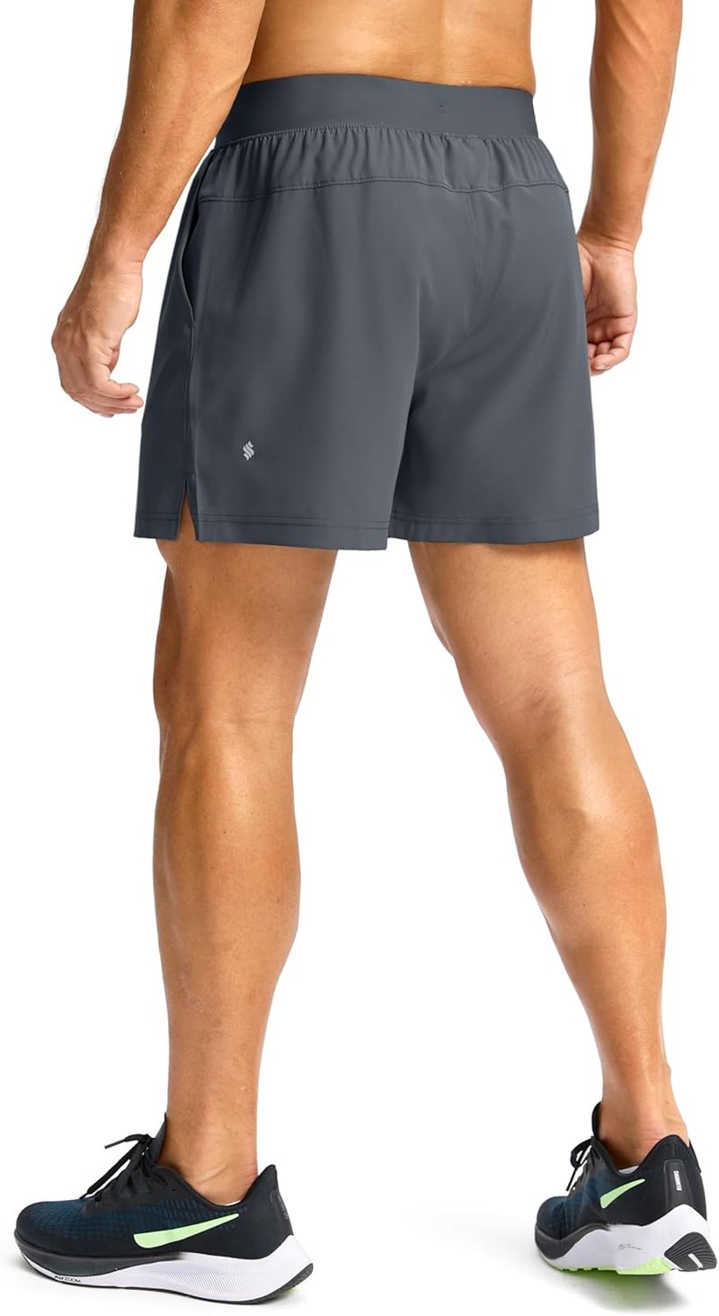 Men's Running Shorts - Quick Dry Athletic Shorts with Zipper Pockets | 9"/7"/5" Sizes for Basketball & Gym Workouts