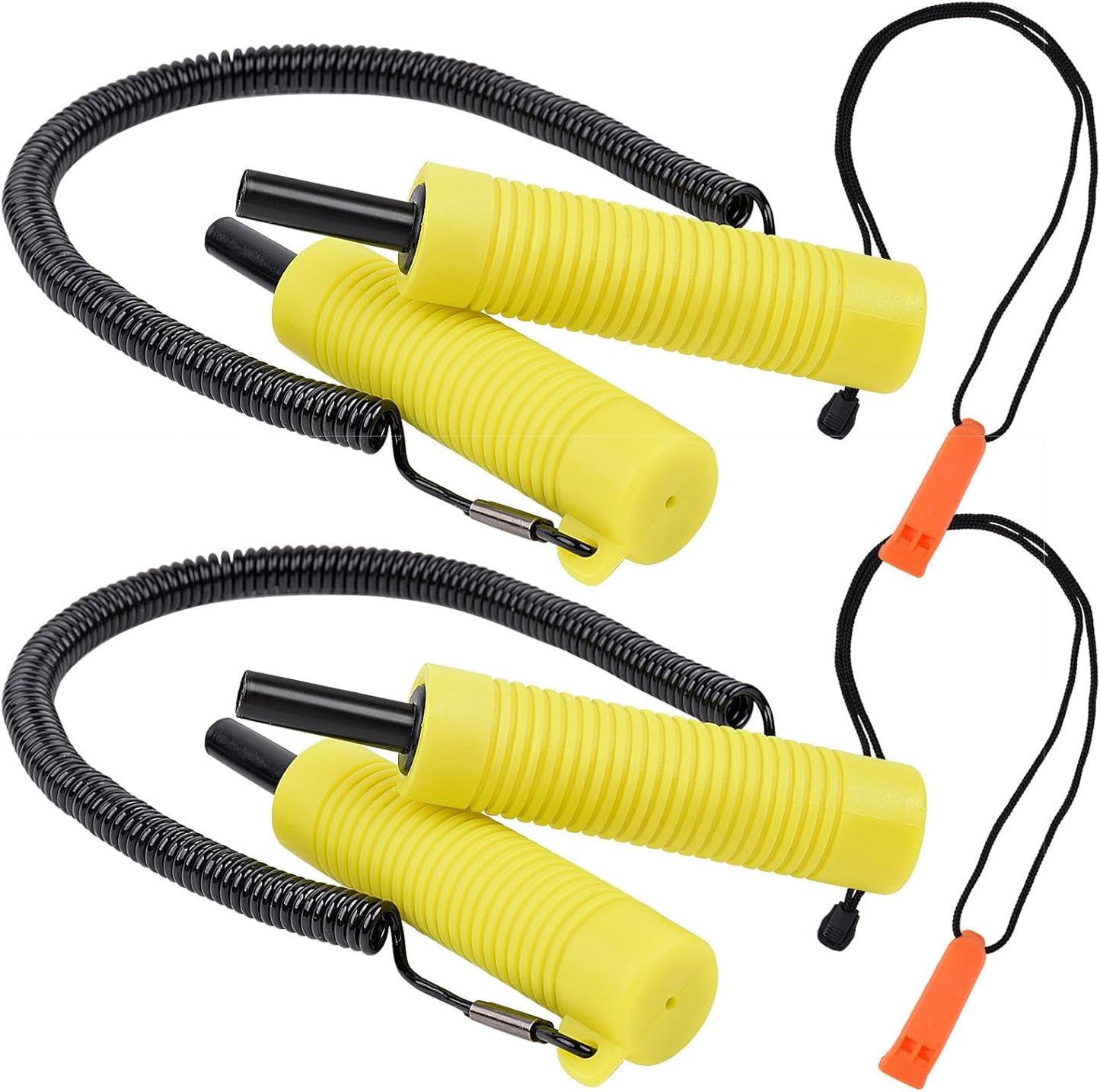 Ice Fishing Safety Picks - Durable Ice Picks with Emergency Whistle & Lanyard | Essential Rescue Tools for Skating, Skiing, Sledding