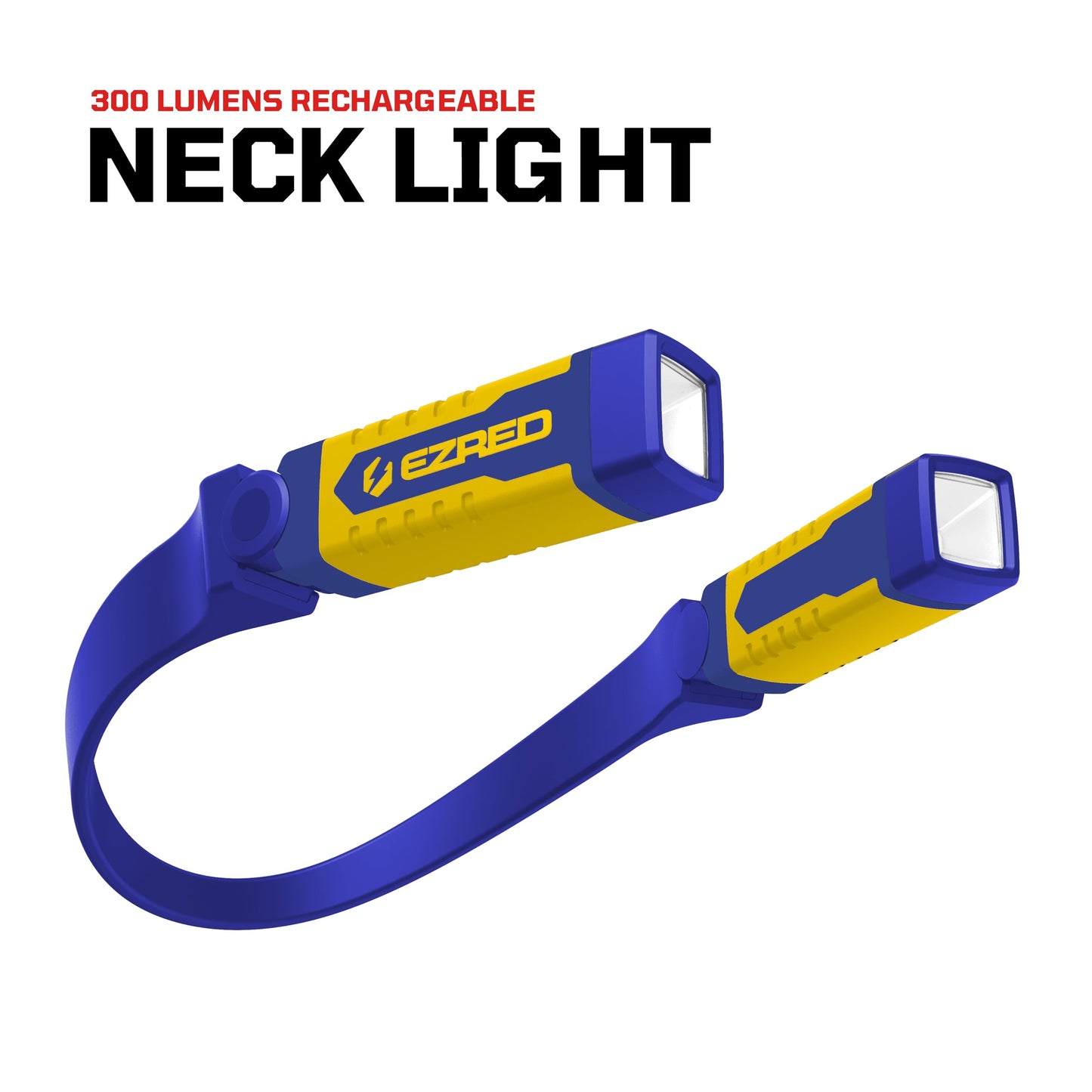 EZRED Anywear Rechargeable Neck Light for Hands-Free Lighting - NP25, Perfect Light for Mechanics, Camping, Hunting, DIY Projects, Reading