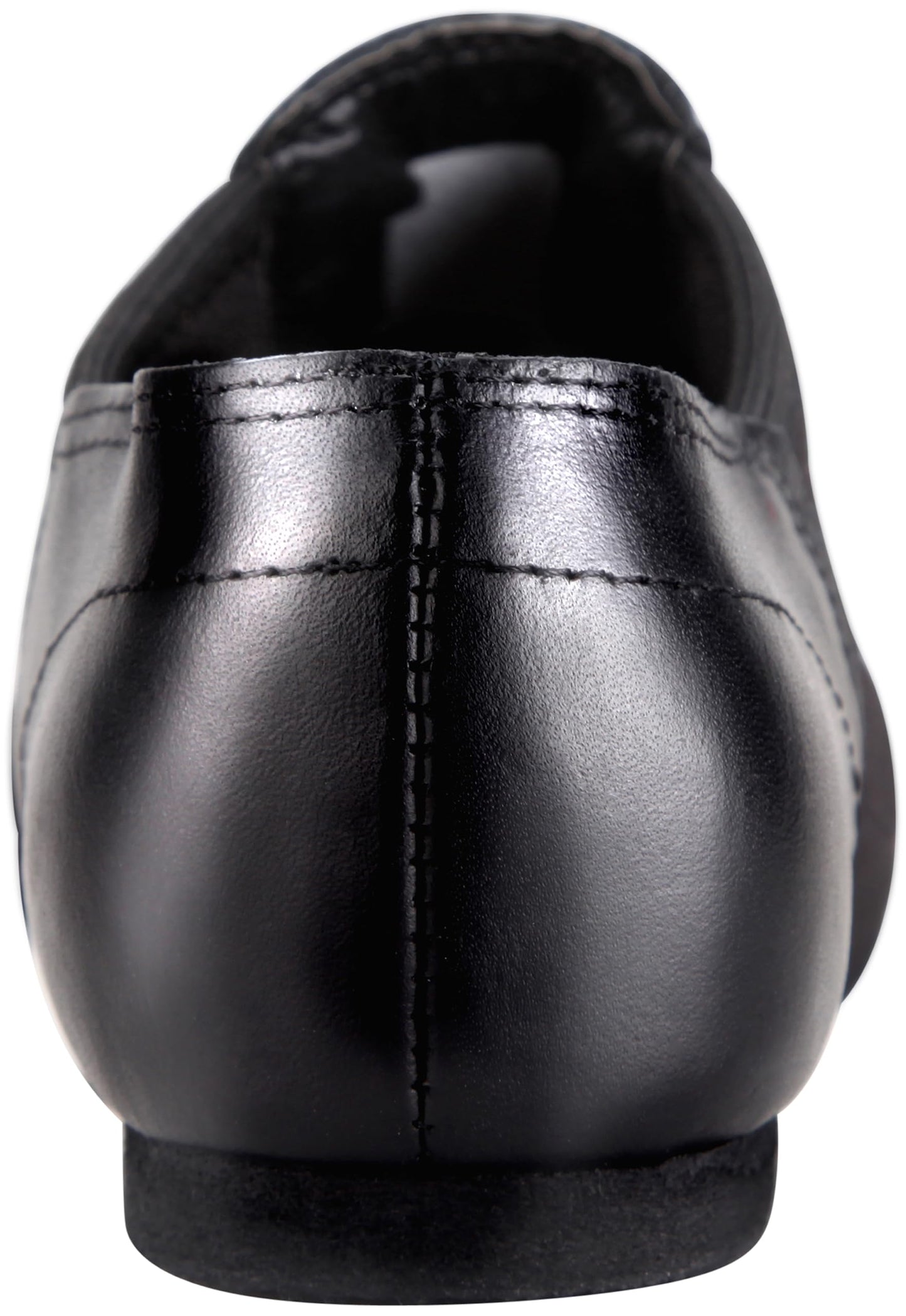 Linodes (Tent Leather Upper Jazz Shoe Slip-on for Women and Men's Dance Shoes Black 10.5M