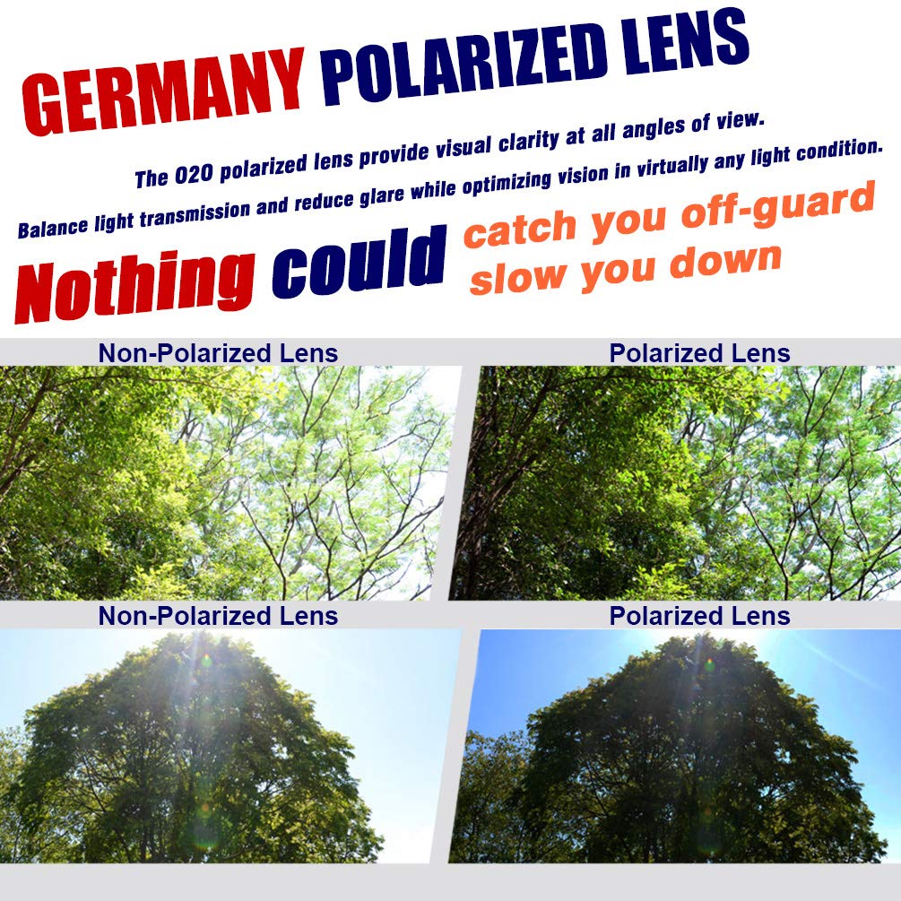 O2O Polarized Sports Sunglasses for Running Jogging Baseball Softball Men Women Teens Youth