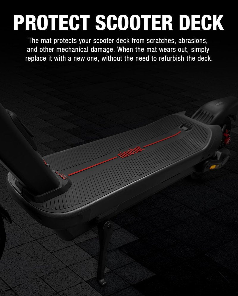 Scooter Silicone Foot Pad Assembly Compatible with Ninebot by Segway MAX G3 KickScooter, Anti-Slip Foot Mat Rubber Sticker Adhesive Pedal Cover for MAX G3 Scooter Original Accessories