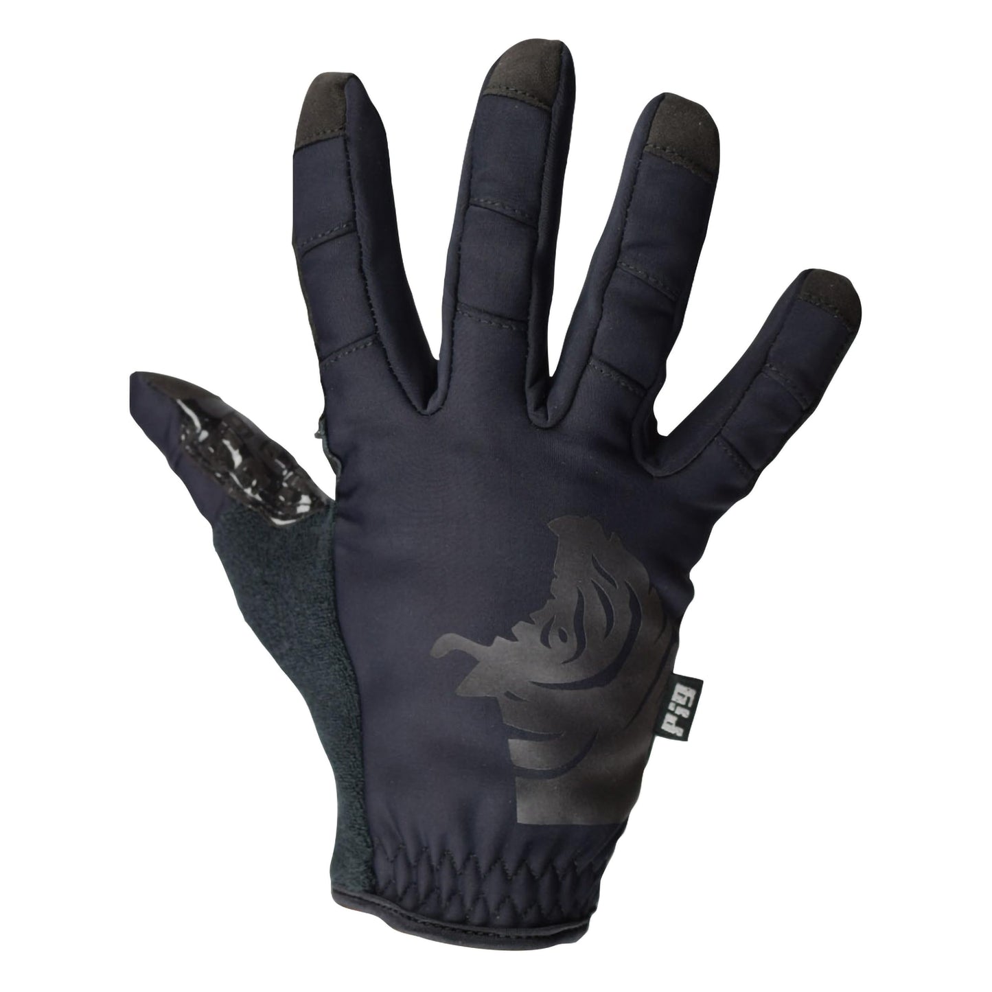 PIG FDT Full Dexterity Cold Weather Gloves, Insulated, Touchscreen Compatible, Silicone Grip, for Shooting Sports, 1 Pair, Black, Large
