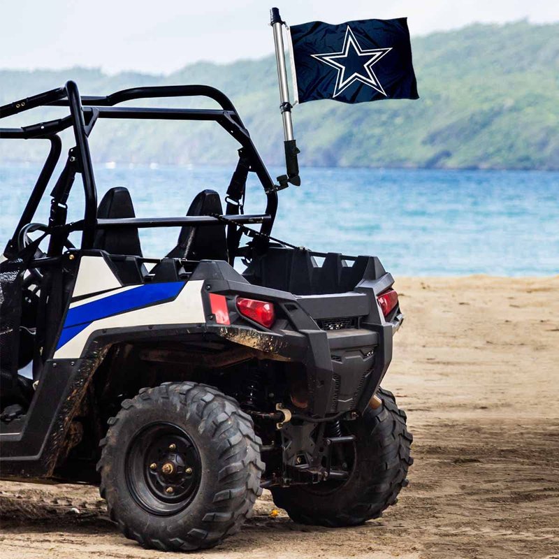 WinCraft Dallas Cowboys Golf Cart Flag Pole and Holder Mounting Bracket