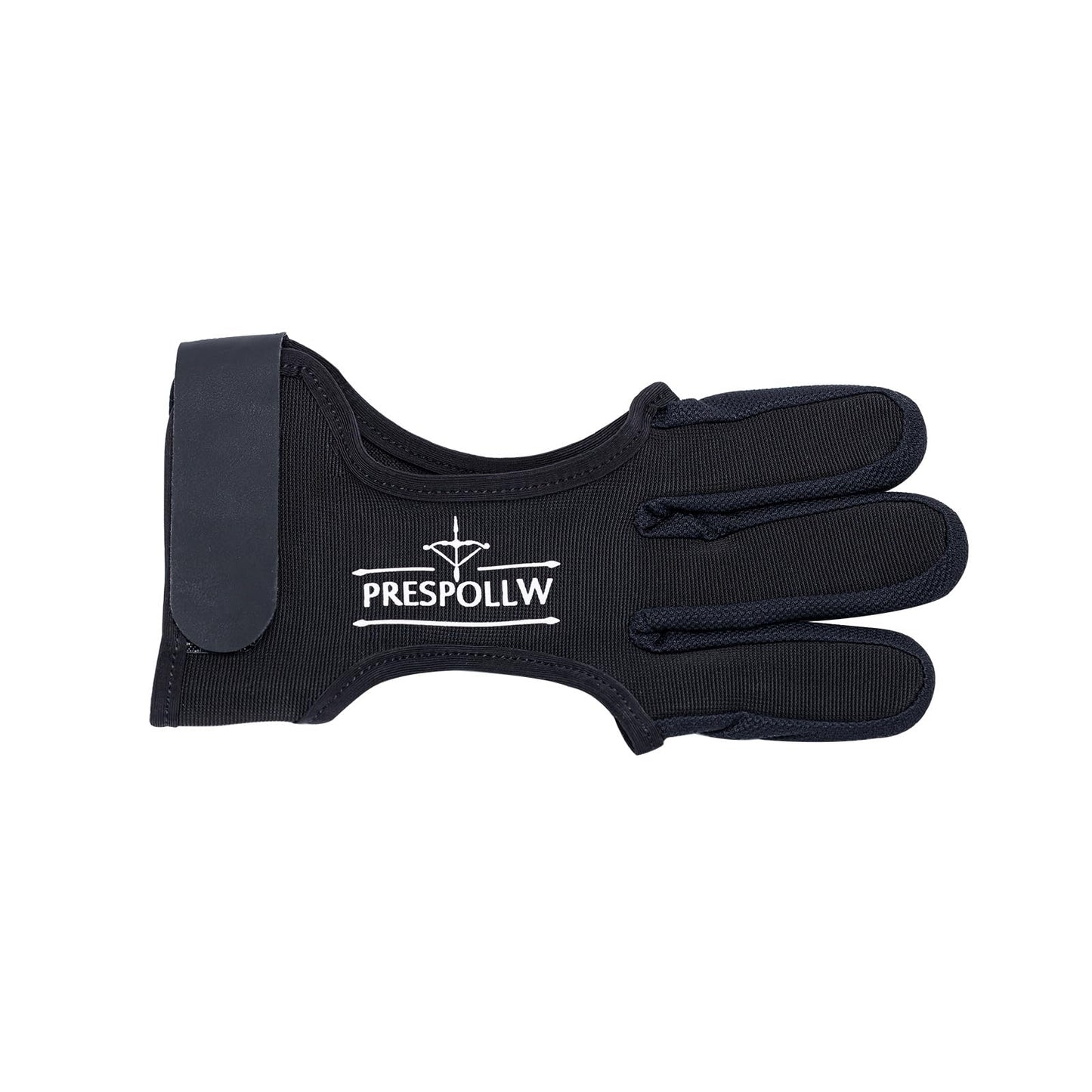 Prespollw Archery Glove Three-Finger Guard – Protective Shooting Glove for Men & Women, Ideal for Recurve & Compound Bow Hunting and Target Practice (Medium)