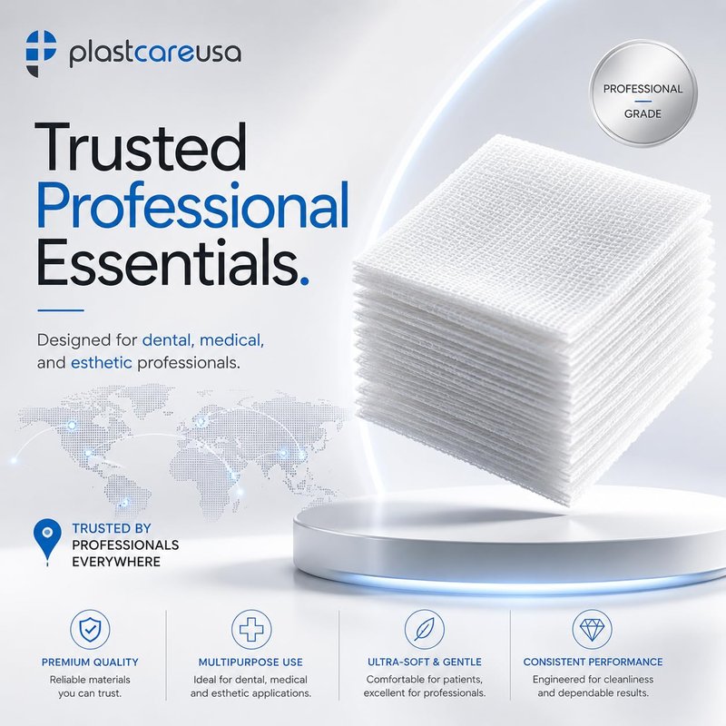 5000 2x2 Non Woven Non Sterile Bandaging Pad First Aid Medical Gauze Sponges, 25 Bags of 200
