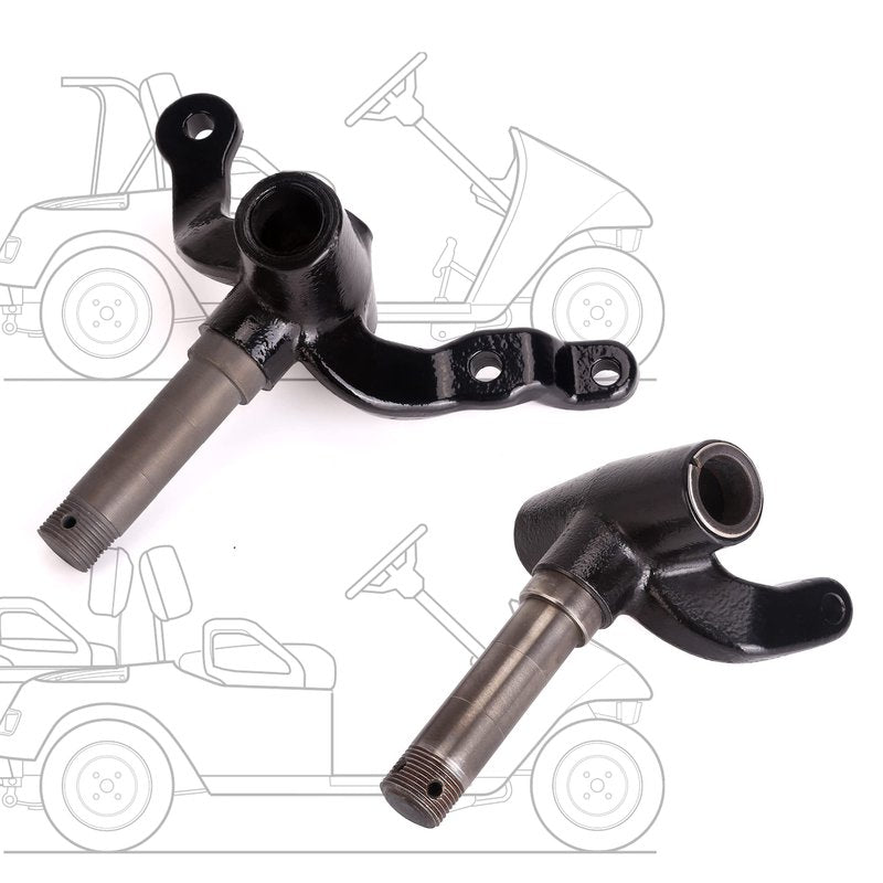 10L0L Golf Cart Spindle Assembly for EZGO TXT/PDS 2001.6-up Gas & Electric, Front End Repair Kit with Passenger & Driver Side, OEM# 70673-G02 70942-G02