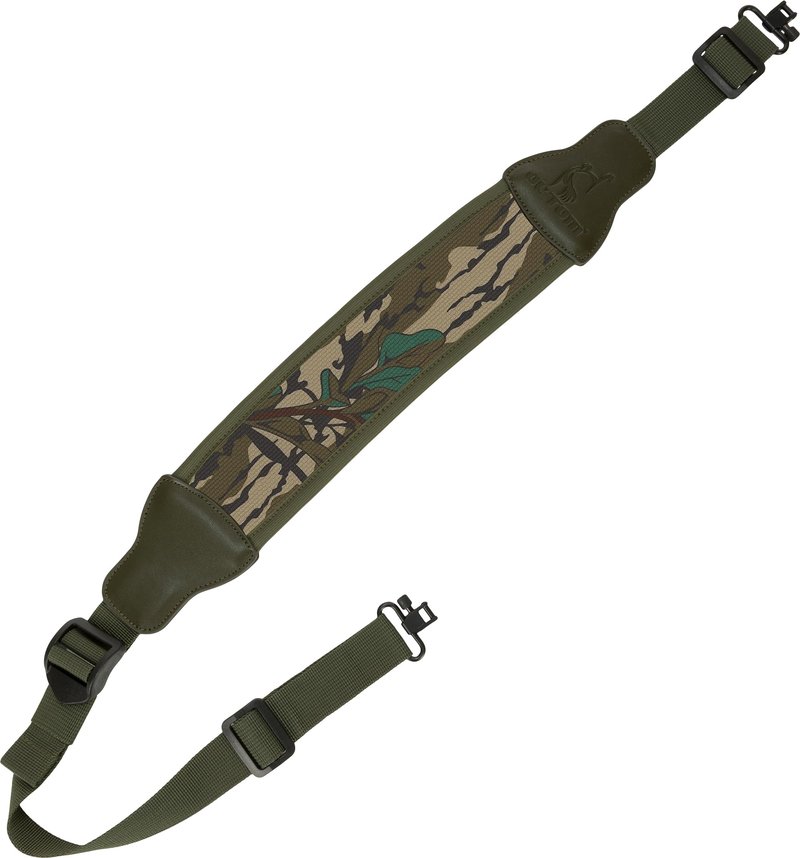 Drake Easy Rider Neoprene Gun Sling for Hunters and Outdoor Enthusiasts | Non-Slip Pad | 1" Nylon Strap & Swivels | Ergonomic Weight Distribution, Greenleaf