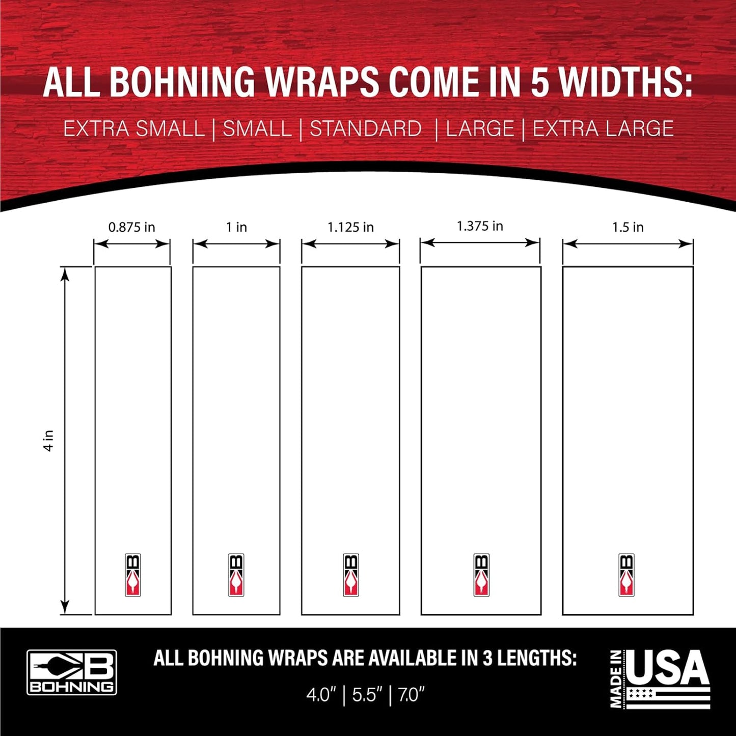 Bohning Solid Arrow Wrap - 4 Inch Durable Design for Archery Precision