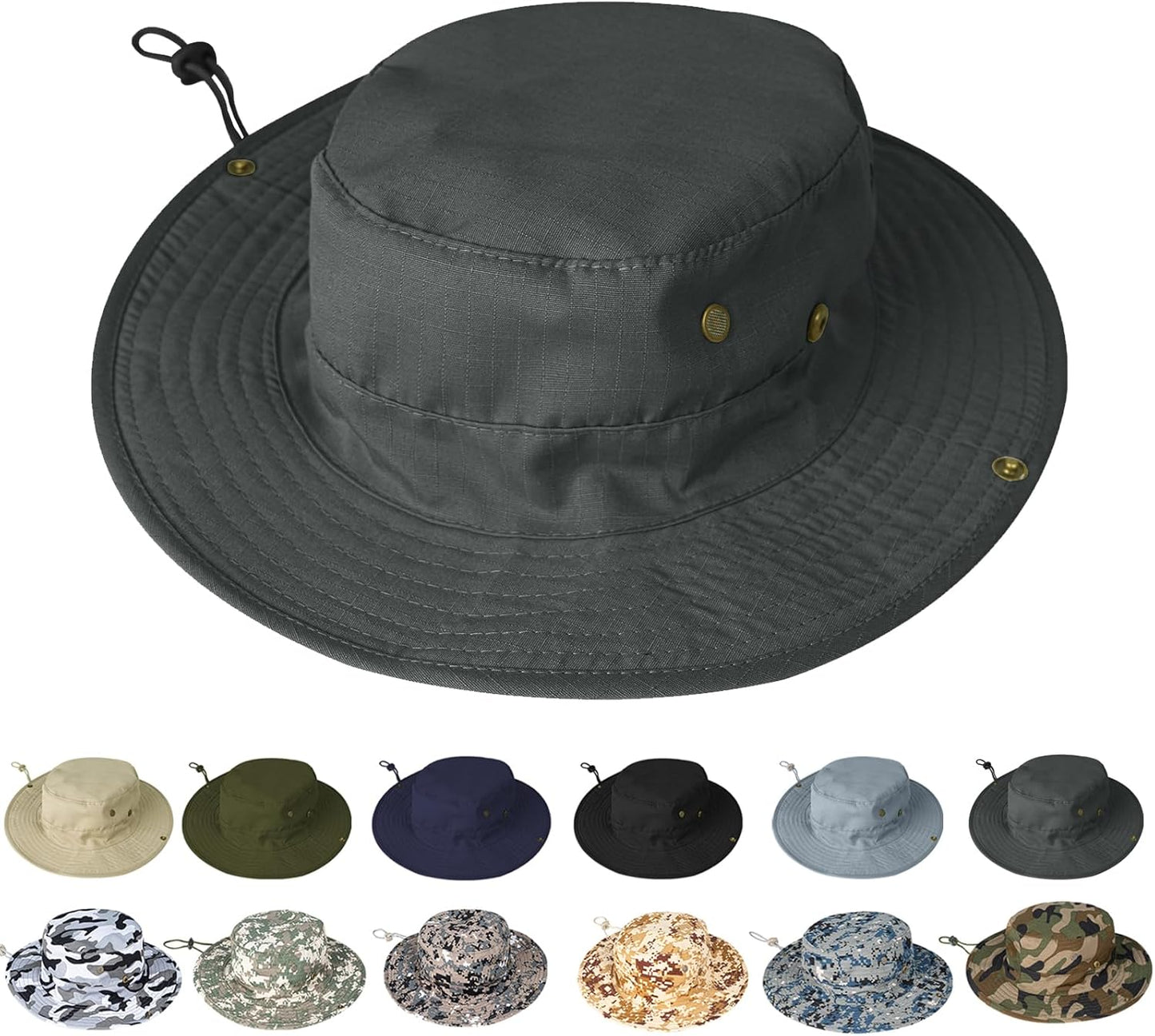 Sun Hats - Foldable Boonie Hat with UPF 50+ Protection for Fishing, Hiking, Beach | Unisex