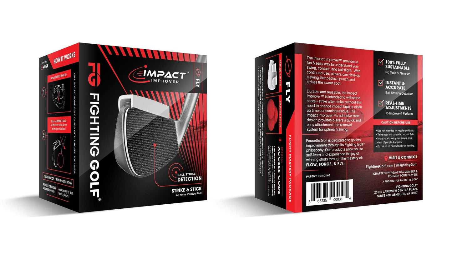 Impact Improver Indoor Training Aid, Great Gift for Your Golf Swing!