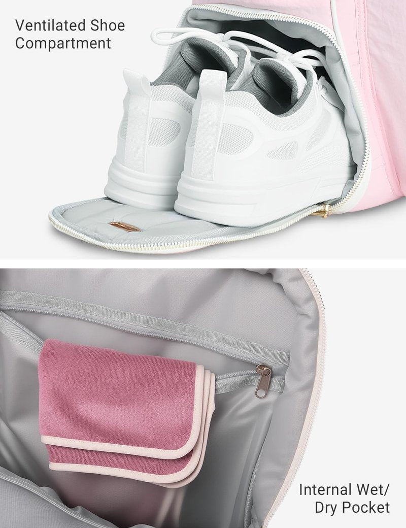 VELADAY Quilted Tennis Bag for Women Men- Large Tennis Backpack Holds 2 Rackets with Ventilated Shoe Compartment & Wet Pocket