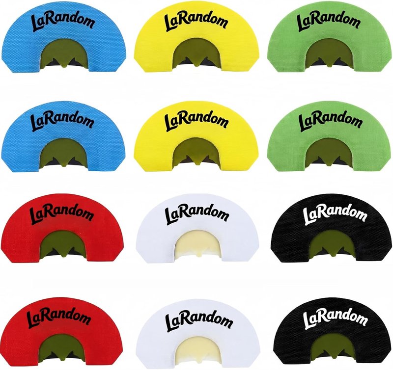 Turkey Mouth Calls - 12 Pack Diaphragm Calls for Realistic Hen Sounds | Perfect Gift for Hunters, Beginners & Pros