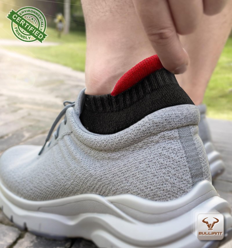BULLIANT Women Ankle Socks, Active Low-Cut Sock Cushioned Footbed Arch Support for Running Walking Sneakers(6Pairs,Shoes Size:Women 8-10)