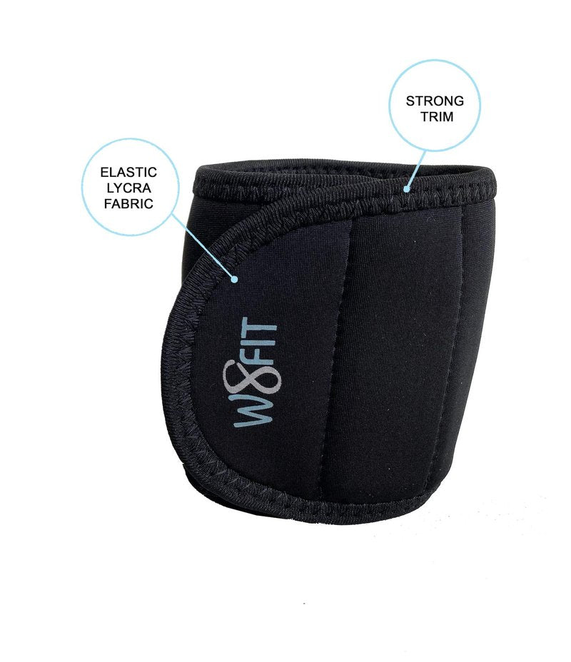 W8FIT Adjustable Wearable Wrist Arm Weights for Walking, Fitness, and Physical Therapy (3 LBS SET 1.5 LBS each) MEDIUM