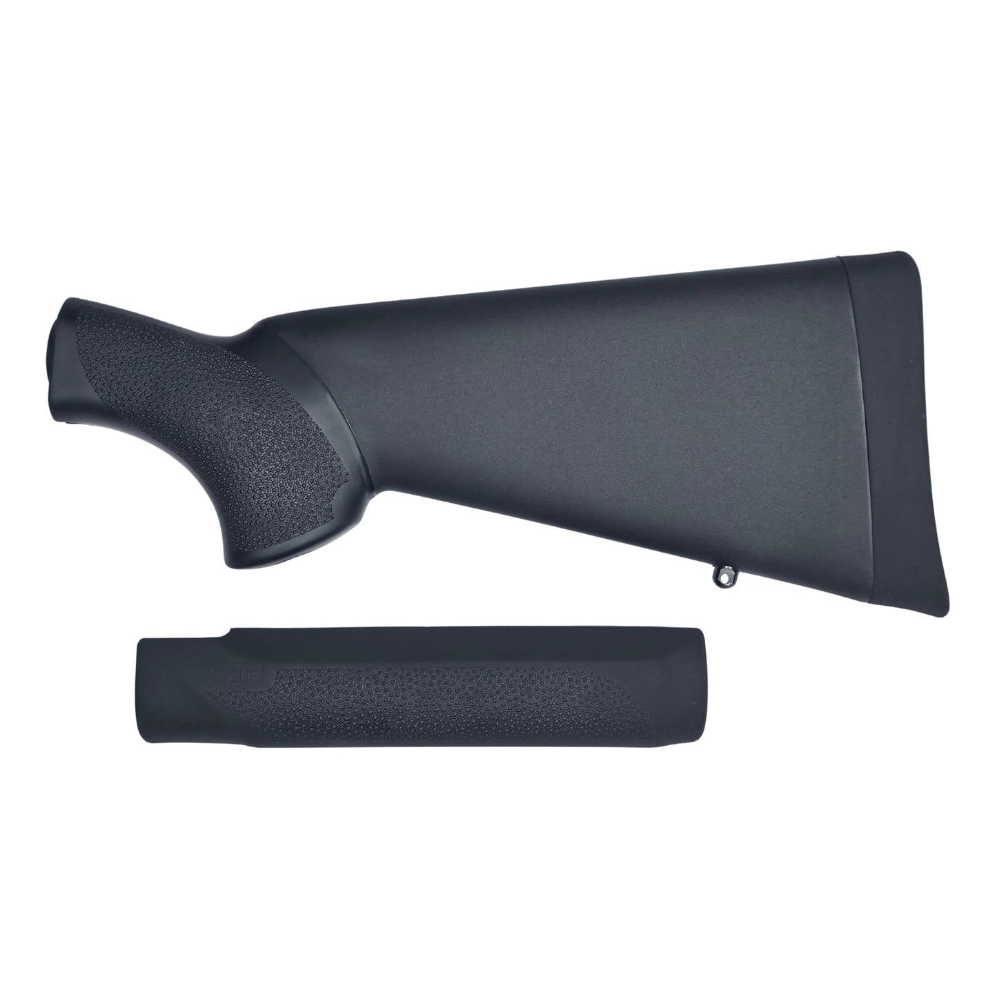 Hogue OverMolded Rubber Shotgun Stock and Forend for Mossberg 500 12 Gauge, Black - 05012