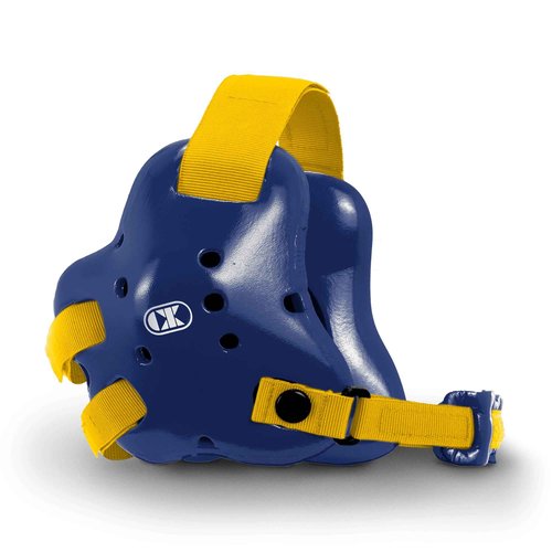 Cliff Keen Fusion Wrestling Headgear (Navy Blue/Light Gold)