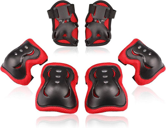 Kids Knee and Elbow Pad Set - Protective Gear for Roller Skating, BMX, and Cycling | Adjustable Size, Durable Design