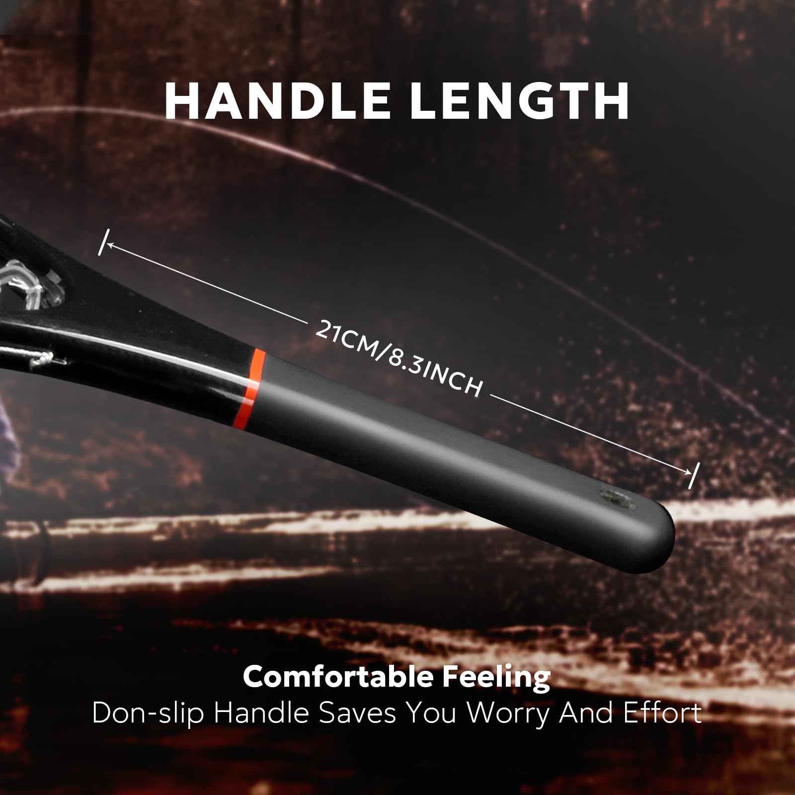 SF Fly Fishing Stealth Carbon Fiber Landing Net Soft Silicone Rubber Mesh Steelhead Catch and Release Net with Black Magnetic Net Release Combo Kit