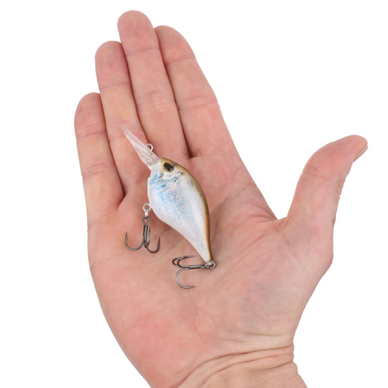 Berkley Dime Freshwater Fishing Lure, HD Blueback Herring, 1/2oz, Authentic Balsa-Like Action, Equipped with Sharp Fusion19 Hook, Ideal for Bass Fishing
