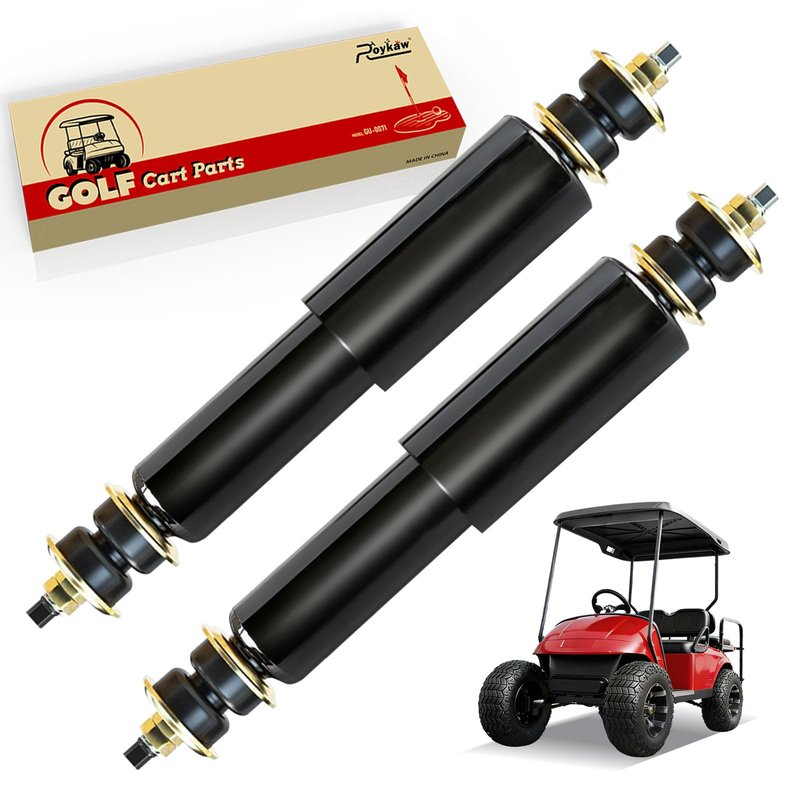 Roykaw Golf Cart Front and Rear Shock Absorbers,fit for EZGO TXT 1994-up Gas or Electric Models,OEM# 76418-G01, 76419-G01,70248-G01, 70324-G01, 70928-G01，2pcs