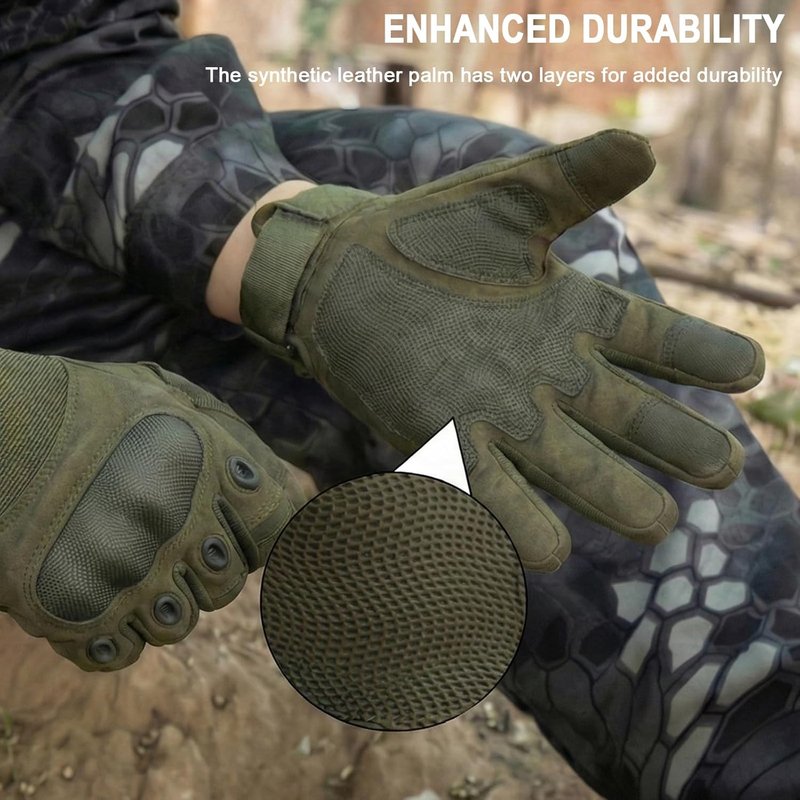 Utility Gloves for Men - Motorcycle Touchscreen Riding Gloves | Breathable & Lightweight for Cycling Sports