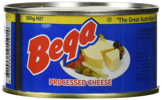 Bega Canned Autralian Processed Cheese 1 can of 200g Net