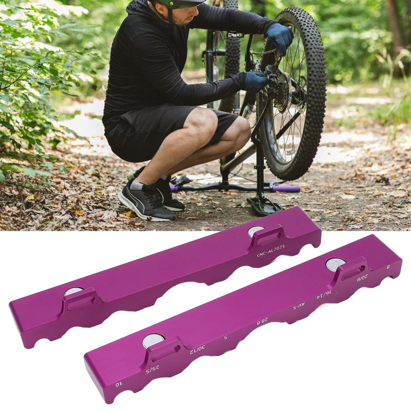 1Pair Bike Bicycle Front Fork Hub Clamp Rear Shock Fixture Vise Maintenance Tool Axle Spindle Vise Inserts 9~36, 14~28.6~5~30, 12~25, 5~10mm Repair Tool