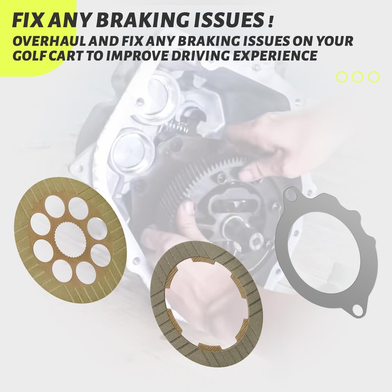 Panglong Golf Cart Brake Replacement Kit Suitable for 2007-2014 Yamaha G29 Golf Cart Brakes, OEM #JW1-G6345-00+, JW1-G6336-00+, JW1-G633H-00+, JW1-G6158-00+, JW1-G4189-00