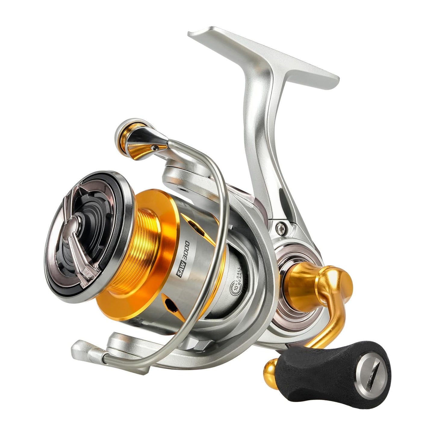 SeaKnight Speedy Spinning Reel, 6.2:1 High Speed with 10+1 Corrosion-Resistant Bearings, 24LBS Max Drag, Freshwater/Saltwater Universal for Bass/Striped Bass/Catfish, 3000/4000/5000/6000 Models