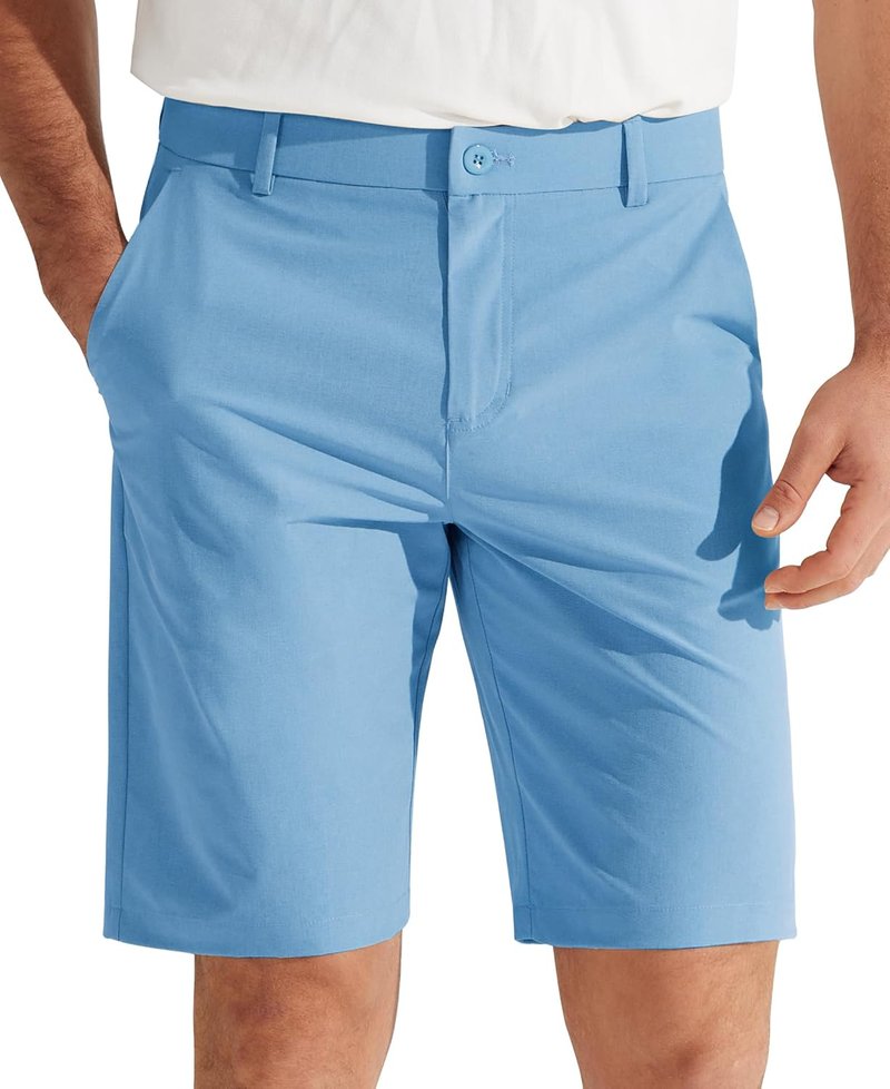 Libin Men's Golf Shorts - Lightweight Quick-Dry Casual Flat Front Hybrid | 7"/9" Sizes Available