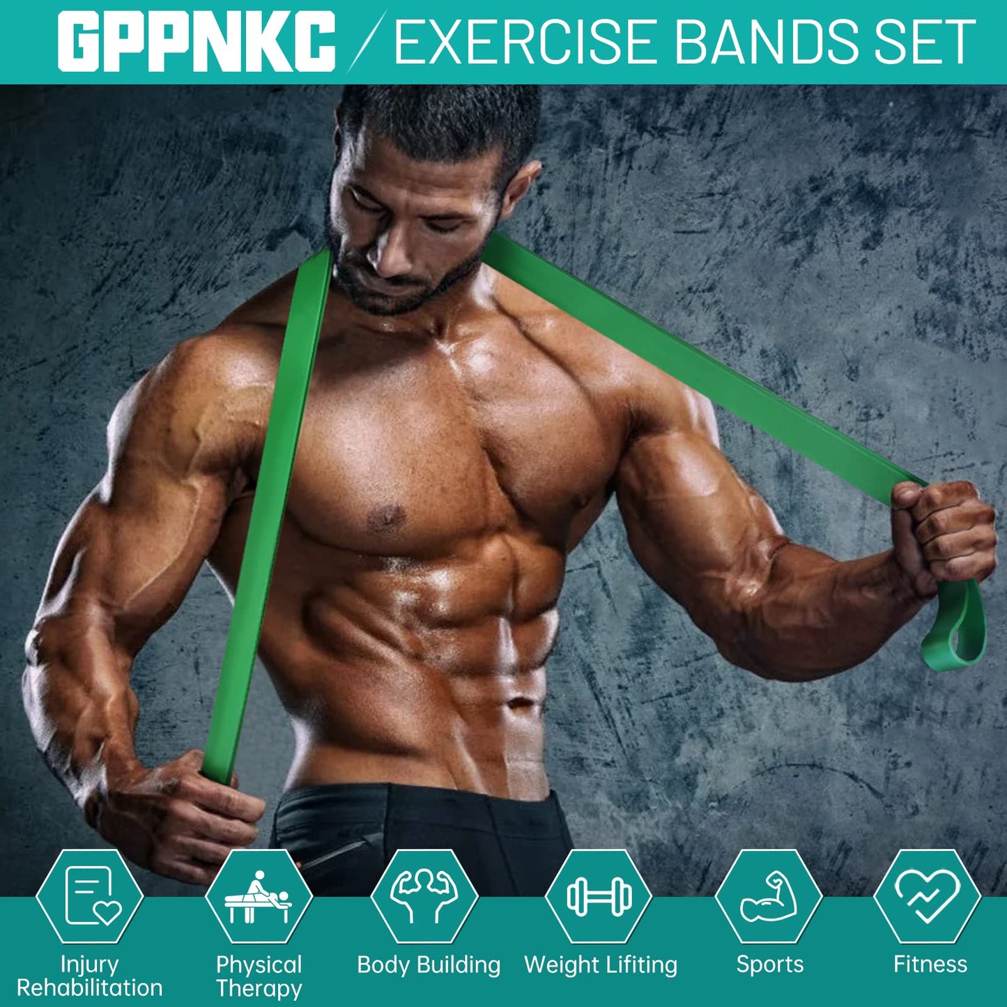 Resistance Band, Pull Up Bands, Pull Up Assistance Bands, Workout Bands, Exercise Bands, Resistance Bands Set for Legs, Working Out, Muscle Training, Physical Therapy, Shape Body, Men and Women