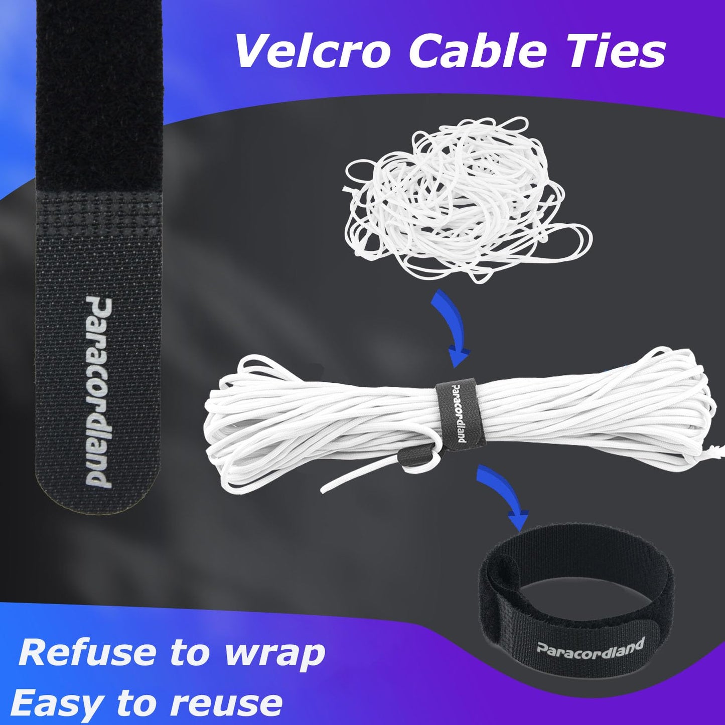 Paracordland-750LB Paracord Rope-100ft/500ft/1000ft- 9 Strand Parachute Spool Cord Heavy Duty String Ideal for Survival Gear Bracelet Camping Hikig Fishing-Army Green-1000FT