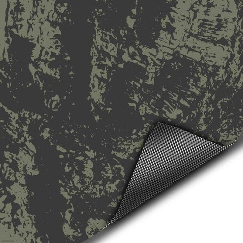 Hunting Blind Window Camo - See Through CoverTech HD Window Camo – 24” x 59” - Olive Drab Bark