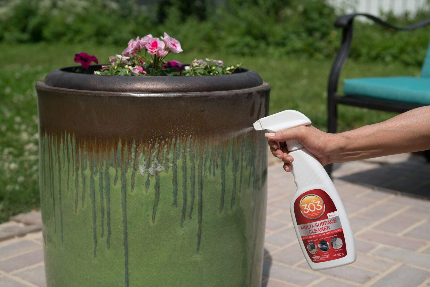 303 Products Multi-Surface Cleaner Spray, Residue-Free Cleaning for Vinyl, Fabric, Plastic & More – Safe on All Water-Safe Surfaces, Sunbrella Recommended, 16 oz (6 Pack)