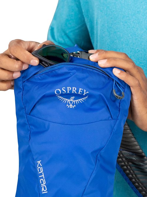 Osprey Katari 3L Men's Biking Backpack with Hydraulics Reservoir, Cobalt Blue