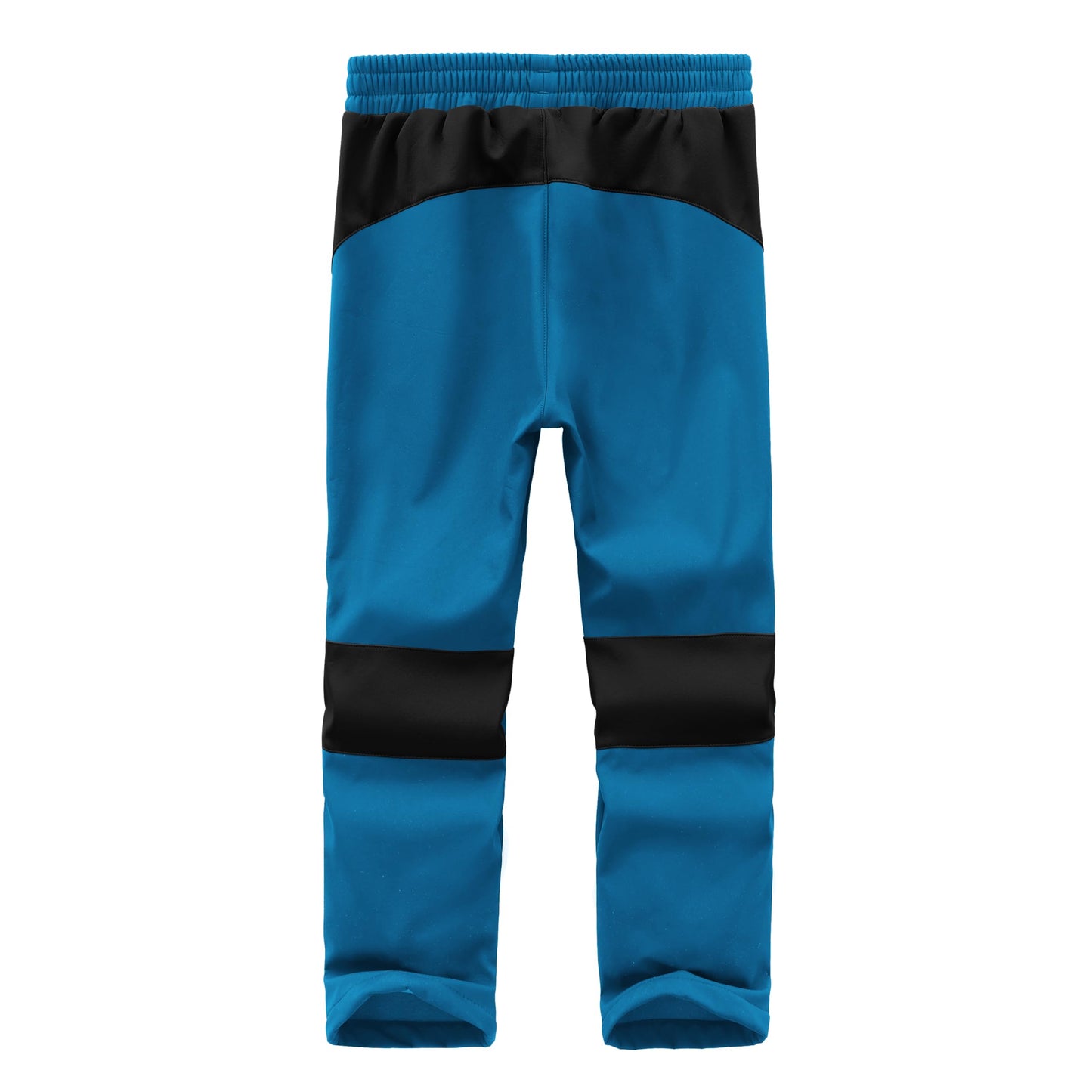 Dizoboee Kids Snow Pants Boys Waterproof Windproof Fleece Lined Outdoor Ski Hiking Pants, Blue/Black XXL