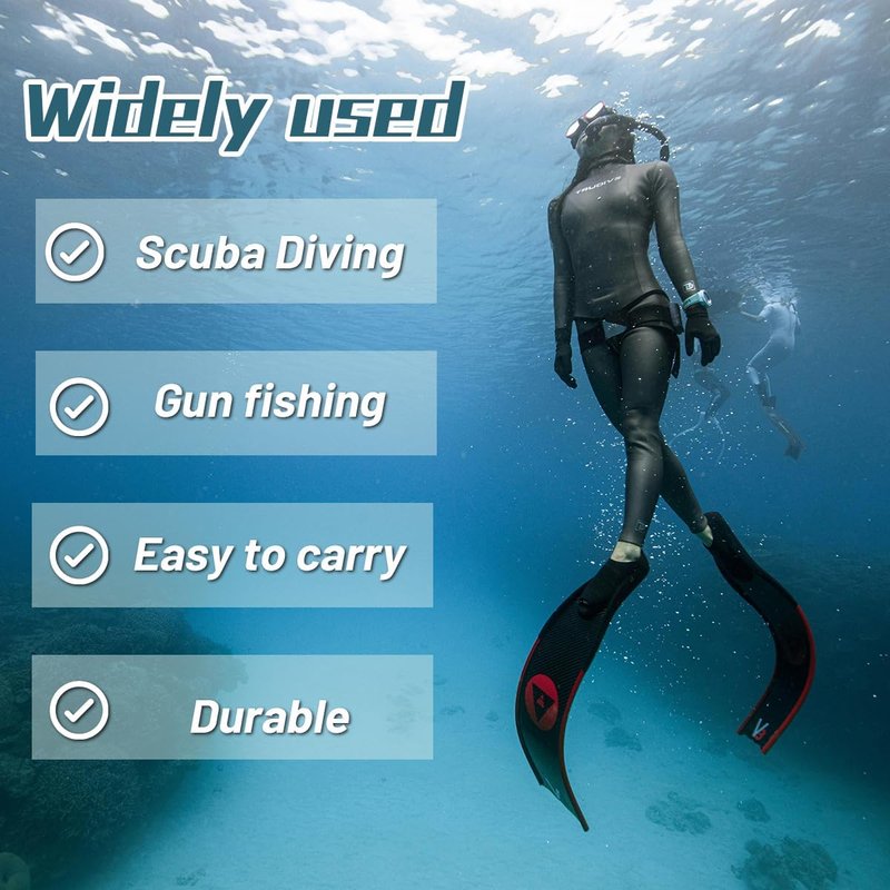 Diving Weight Belt Set - 4 Pcs Nylon Belt with Metal Block Buckle for Free Diving | Adjustable Size